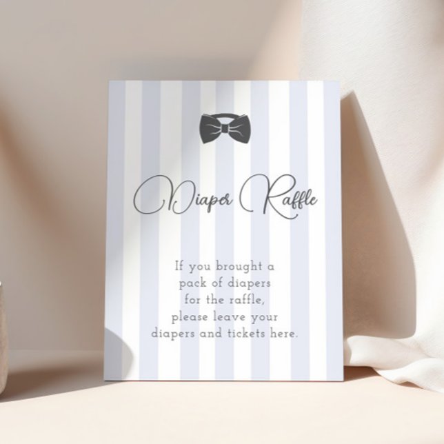 Bitty Bow Oh Boy Baby Shower Diaper Sign (Creator Uploaded)