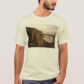 Bixby Bridge Big Sur California Products T-Shirt