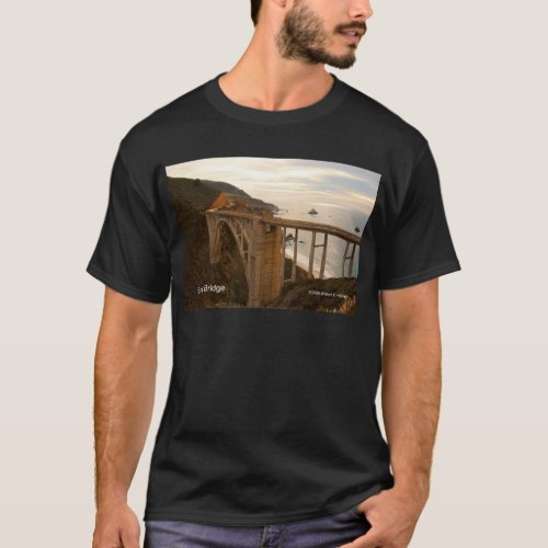 Bixby Bridge Big Sur California Products T_Shirt