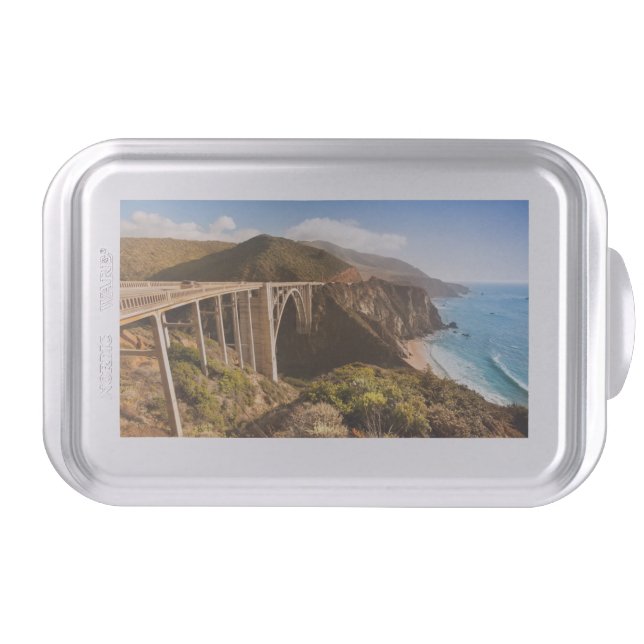 Bixby Bridge, Big Sur, California, USA Cake Pan (Front)