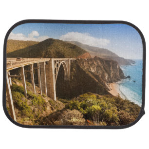 Bixby Bridge, Big Sur, California, USA Car Floor Mat
