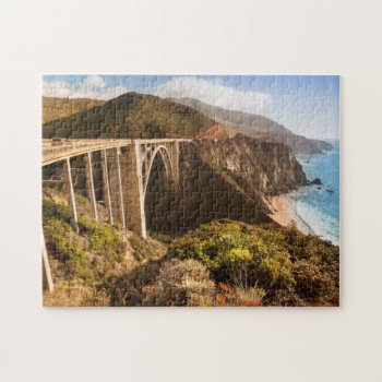 Bixby Bridge  Big Sur  California  Usa Jigsaw Puzzle by usbridges at Zazzle