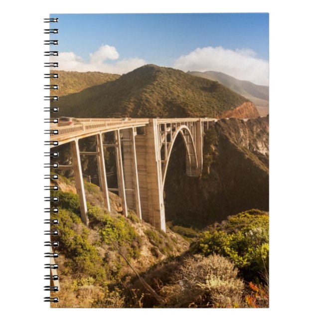Bixby Bridge, Big Sur, California, USA Notebook (Front)