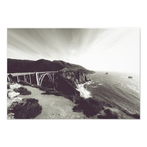 Bixby Bridge Big Sur California USA Photo Print