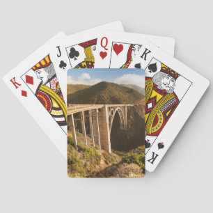 Bixby Bridge, Big Sur, California, USA Poker Cards