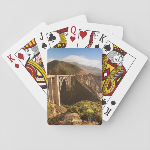 Bixby Bridge Big Sur California USA Poker Cards