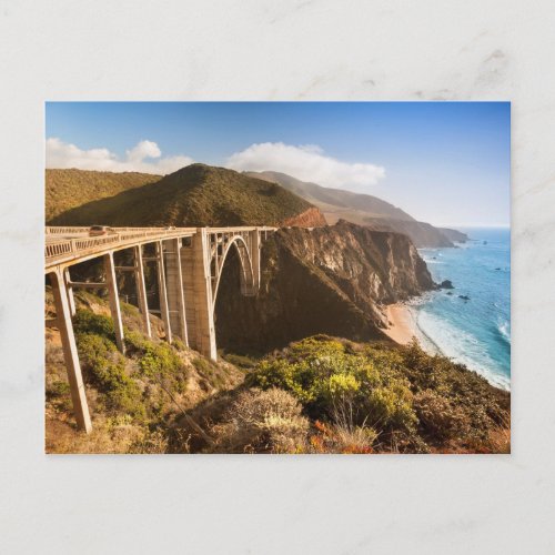 Bixby Bridge Big Sur California USA Postcard