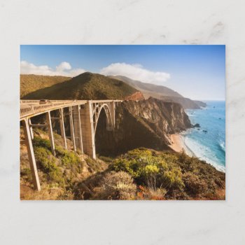Bixby Bridge  Big Sur  California  Usa Postcard by usbridges at Zazzle