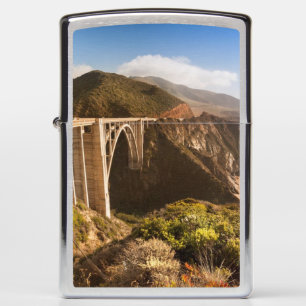 Bixby Bridge, Big Sur, California, USA Zippo Lighter