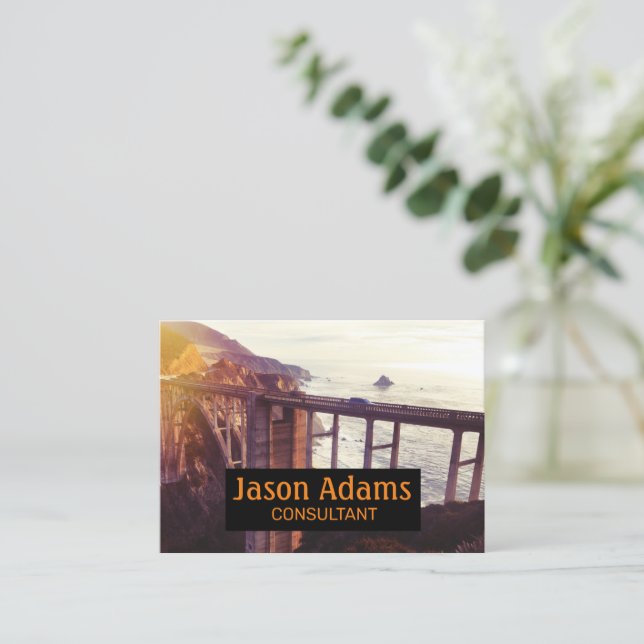 Bixby bridge business card (Standing Front)