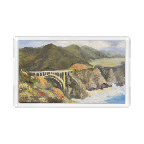 Bixby Bridge serving tray