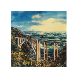 Bixby Bridge Wood Wall Art
