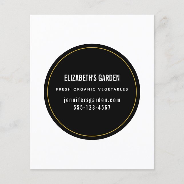 biz sticker template (Front)