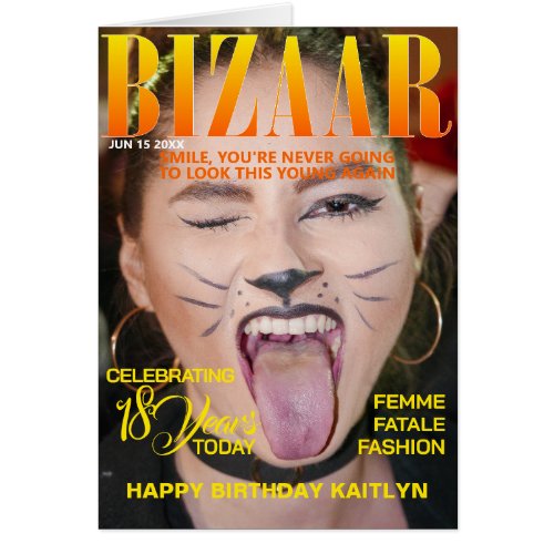 Bizaar Mag Parody Birthday Upload Photo Modern Age