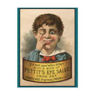 Bizarre and Funny Vintage Ad Postcard