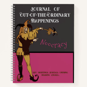 Bizarre Events Supernatural Spiritual Odd Notebook