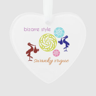 bizarre style swanky vogue ornament