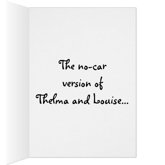 Bizarre Women on Roof Card (Inside (Right))