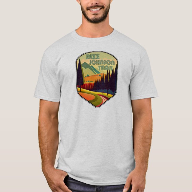 Bizz Johnson Trail Colors T-Shirt (Front)