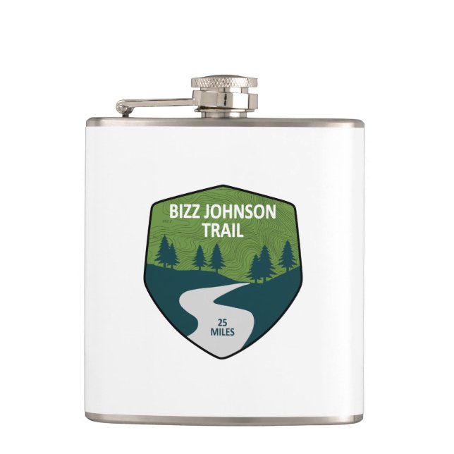 Bizz Johnson Trail Flask (Front)