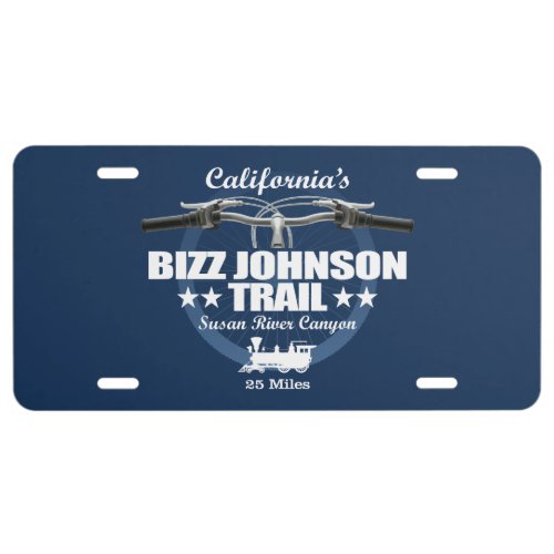 Bizz Johnson Trail H2 License Plate