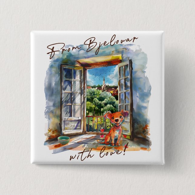 Bjelovar Button (Front)