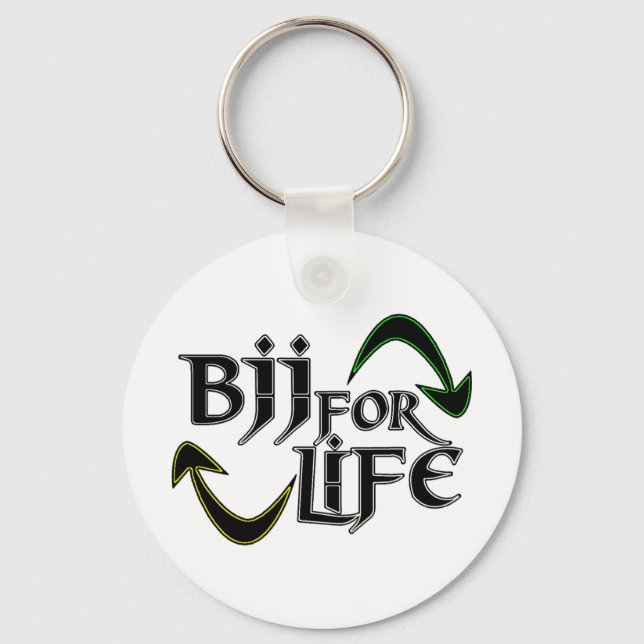 BJJ 4 Life Keychain (Front)