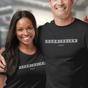 BJJ Arte Suave Submission Sniper Black Jiu Jitsu T-Shirt