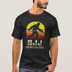 BJJ Bigfoot T Shirt Funny Sasquatch Jiu Jitsu Mart