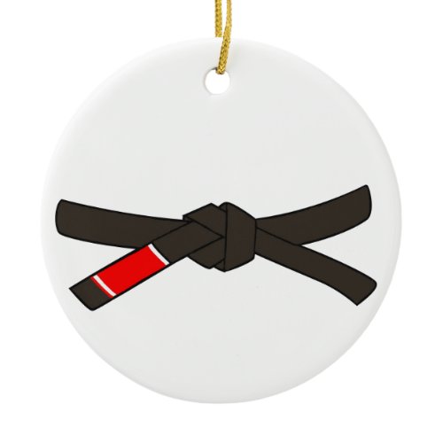 BJJ black belt ornament Brazilian Jiu-Jitsu