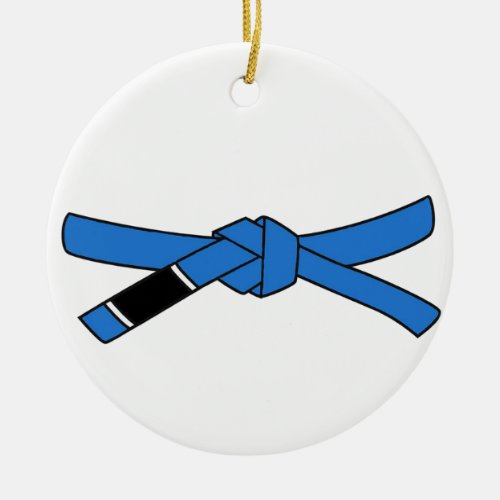 BJJ blue belt ornament