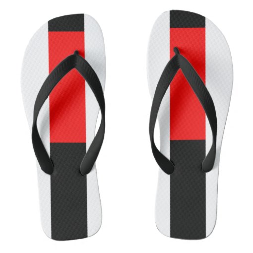 BJJ Brazilian Jiu Jitsu Black Belt Flip Flops Zazzle