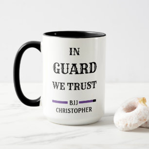 BJJ Brazilian Jiu Jitsu Guard Trust Purple Belt Mug