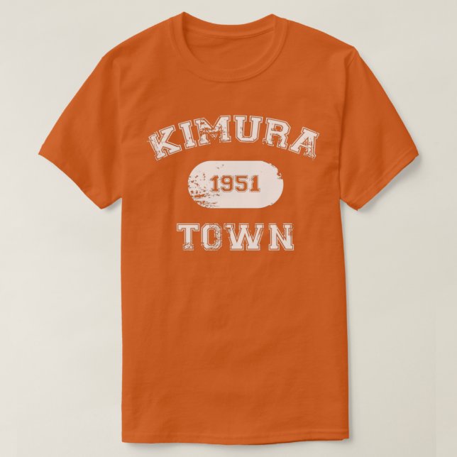 BJJ Brazilian Jiu Jitsu Kimura Town Distressed 1 T-Shirt (Design Front)