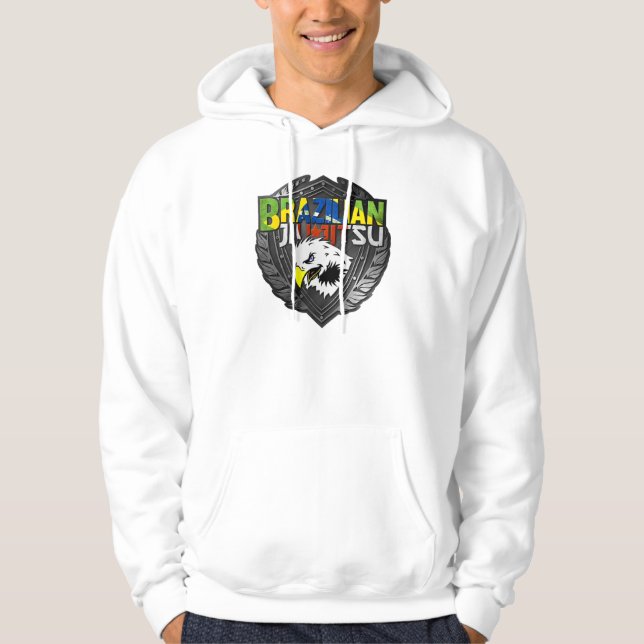 BJJ - Brazilian Jiu Jitsu Shield Hoodie (Front)