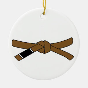 BJJ brown belt ornament Brazilian Jiu-jitsu
