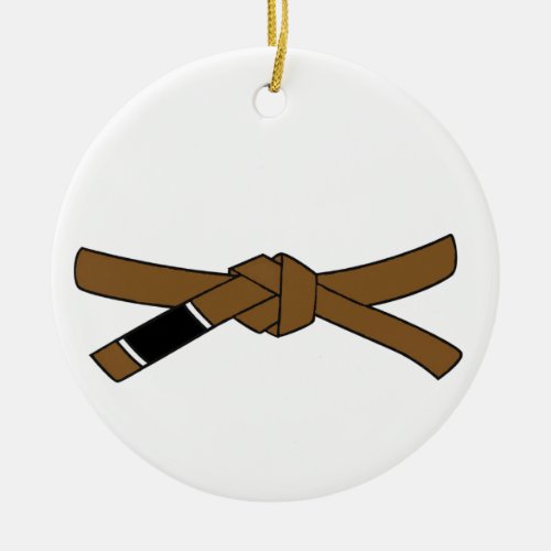  BJJ brown belt ornament Brazilian Jiu_jitsu