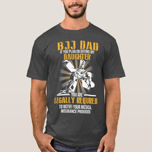 Bjj Dad Jiu Jitsu Funny For Dad T_Shirt