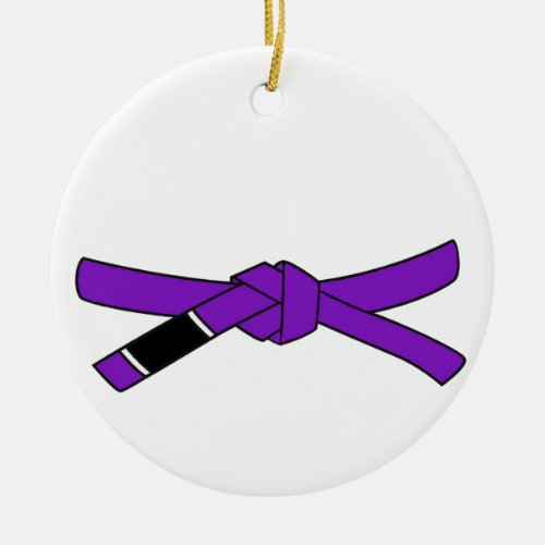 BJJ Purple belt ornament Brazilian jiu_jitsu