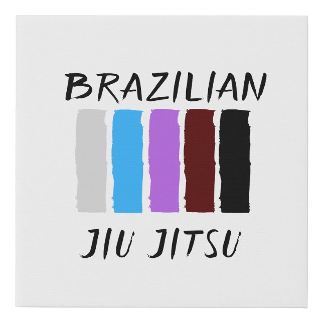 BJJ Ranked Wall Art (Front)