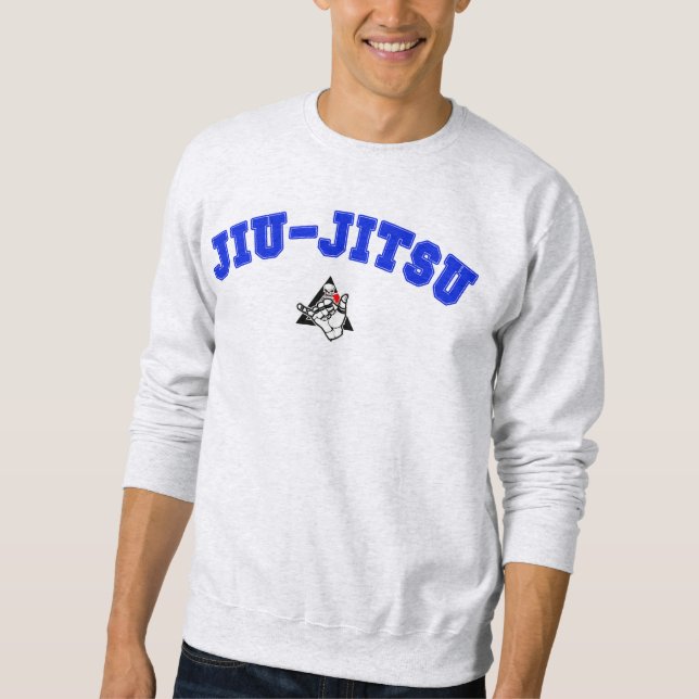 BJJ Sweatshirt College Sports Jiu-Jitsu  (Front)