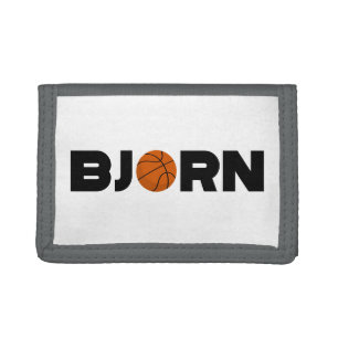 Bjorn Basketball Trifold Wallet