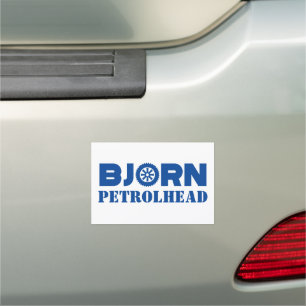 Bjorn Petrol Head Car Magnet
