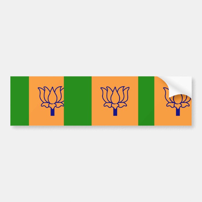 Bjp, India flag Bumper Stickers