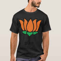 BJP Lotus Design Narendra Modi India BJP Supporter T-Shirt