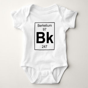 Bk - Berkelium Baby Bodysuit