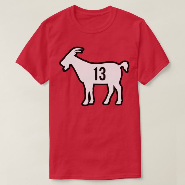 BK GOAT 13 Black T-Shirt (Design Front)