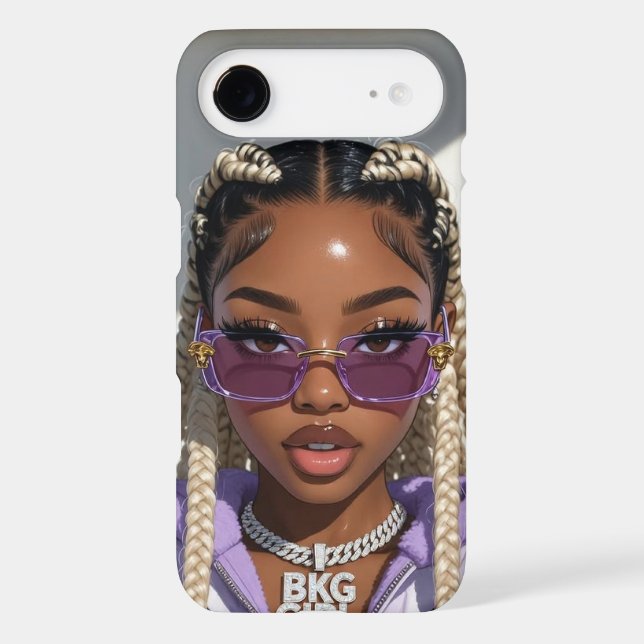 BKG Custom Monogram Glamour Girly iPhone 17 Air Ca Case (Back)