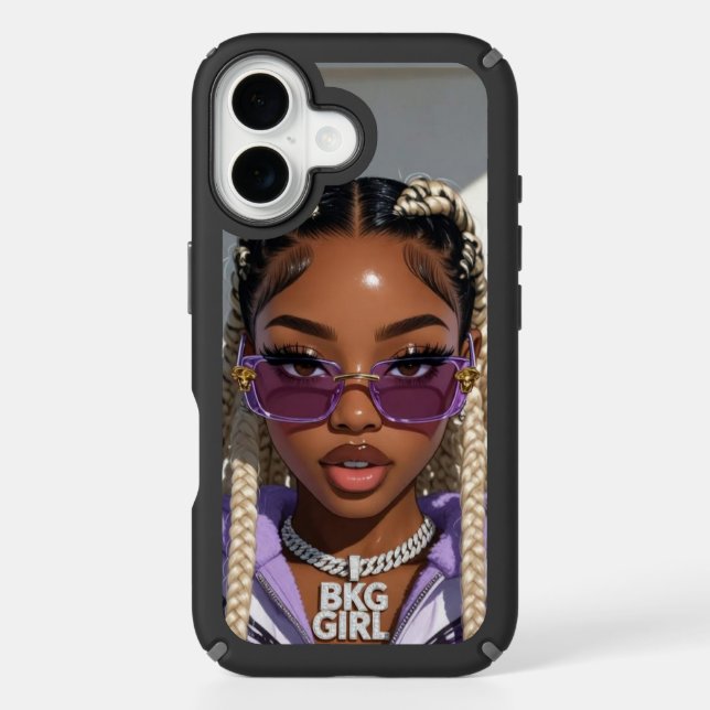 BKG Custom Monogram Glamour Girly iPhone 17 Air Ca Speck iPhone Case (Front)