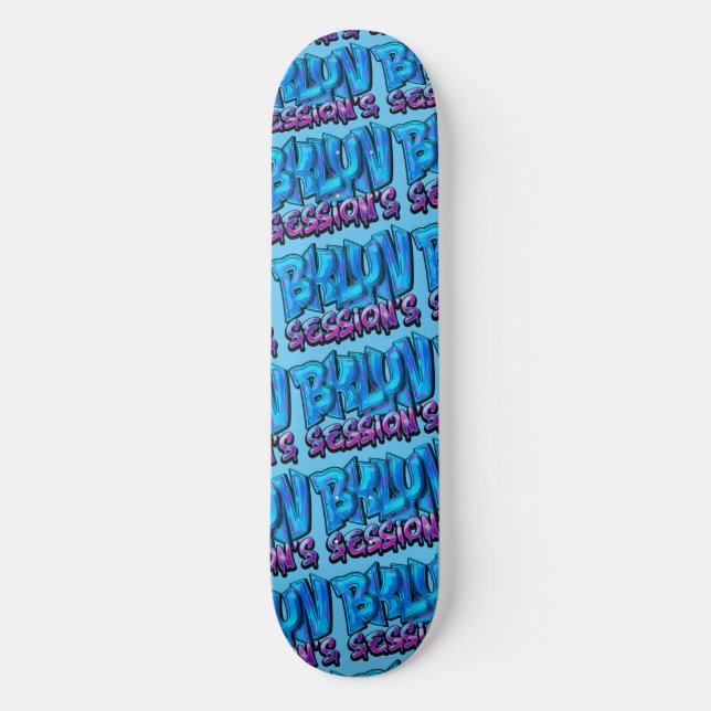 Bklyn Sessions Skateboard Deck (Front)